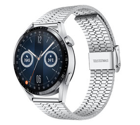 Strap-it Bracelet acier inoxydable Huawei Watch GT 3 46mm (argent)