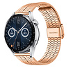 Strap-it Strap-it Bracelet acier inoxydable Huawei Watch GT 3 46mm (or rose) Strap-it Strap-it Bracelet acier inoxydable Huawei Watch GT 3 46mm (or rose)