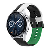 Strap-it Strap-it Bracelet triple sport Huawei Watch GT 3 46mm (noir-blanc-vert) Strap-it Strap-it Bracelet triple sport Huawei Watch GT 3 46mm (noir-blanc-vert)