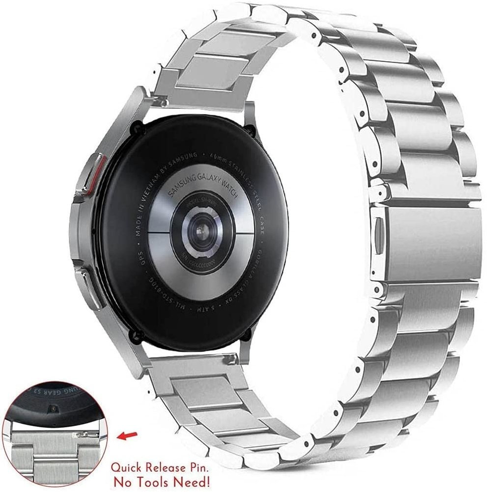 Strap-it Strap-it Bracelet acier Huawei Watch 3 / 3 Pro (argent)