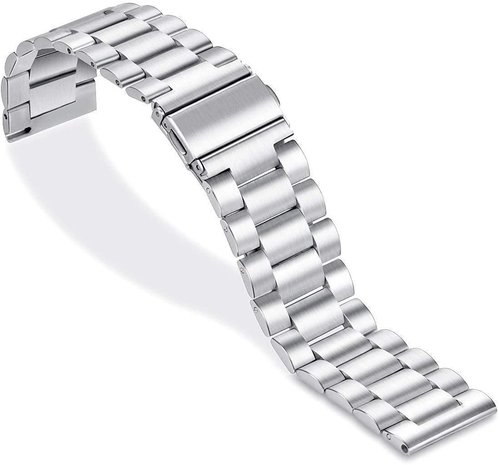 Strap-it Strap-it Bracelet acier Huawei Watch 3 / 3 Pro (argent)