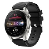 Strap-it Bracelet silicone Huawei Watch 3 / 3 Pro (noir)