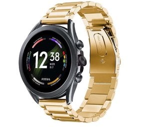 Strap-it Bracelet acier Fossil Gen 6 - 44mm (or)