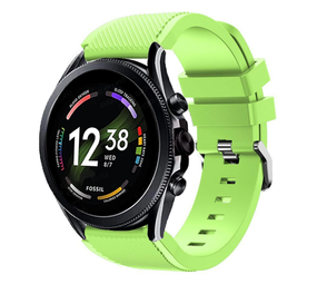 Strap-it Bracelet silicone Fossil Gen 6 - 44mm  (vert clair)