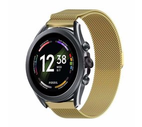 Strap-it Bracelet Milanais Fossil Gen 6 - 44mm (or)