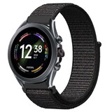 Strap-it Bracelet nylon Fossil Gen 6 - 44mm (noir)