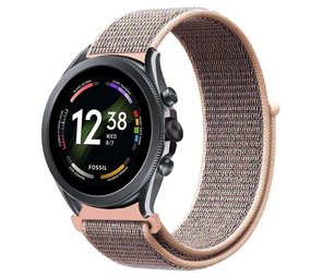 Strap-it Bracelet nylon Fossil Gen 6 - 44mm (sable rose)