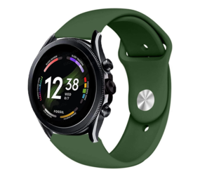 Strap-it Bracelet sport Fossil gen 6 - 44mm (vert armée)