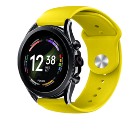 Strap-it Bracelet sport Fossil Gen 6 - 44mm (jaune)