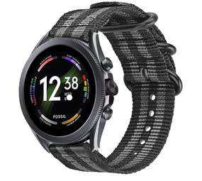 Strap-it Bracelet nylon boucle Fossil Gen 6 - 44mm