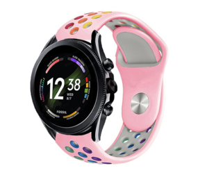 Strap-it Bracelet sport Fossil gen 6 - 44mm (rose coloré)