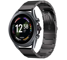 Strap-it Bracelet métal Fossil Gen 6 - 44mm (noir)