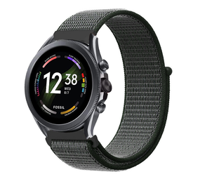 Strap-it Bracelet nylon Fossil Gen 6 - 44mm (vert)