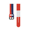Strap-it Strap-it Bracelet triple sport Fossil Gen 6 - 44mm (rouge-blanc-bleu)