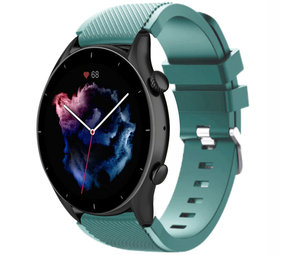Strap-it Bracelet silicone Amazfit GTR 3 (Pro) (vert sapin)