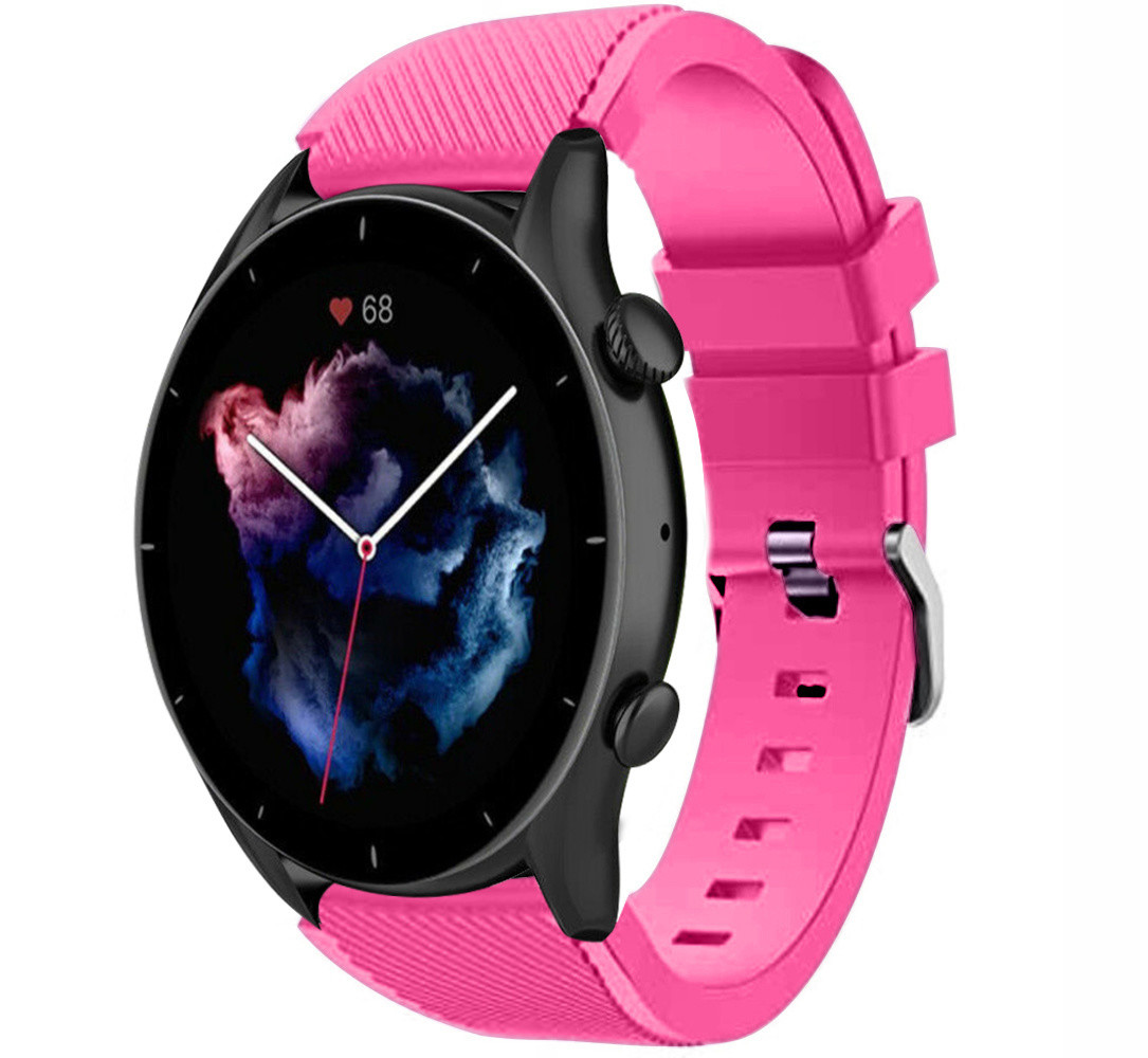 Strap-it Strap-it Bracelet silicone Amazfit GTR 3 (Pro) (rose vif)