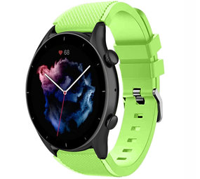 Strap-it Bracelet silicone Amazfit GTR 3 (Pro) (vert clair)