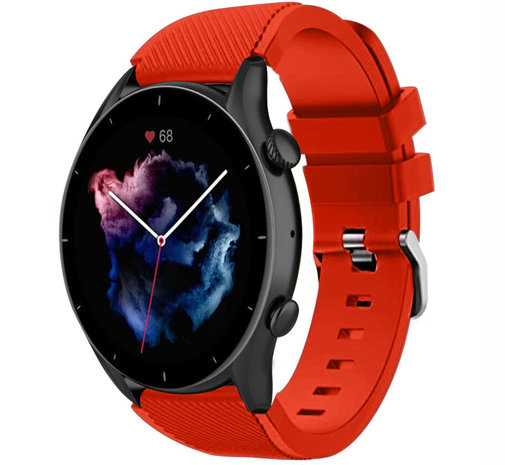 Strap-it Strap-it Bracelet silicone Amazfit GTR 3 (Pro) (rouge)