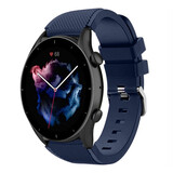Strap-it Bracelet silicone Amazfit GTR 3 (Pro) (bleu foncé)