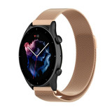 Strap-it Bracelet Milanais Amazfit GTR 3 (Pro) (or rose)