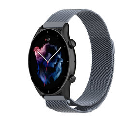Strap-it Bracelet Milanais Amazfit GTR 3 (Pro) (gris sidéral)