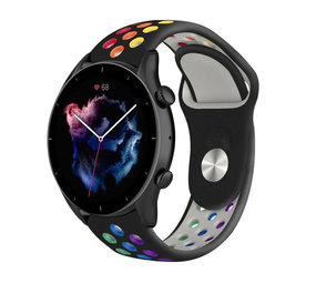 Strap-it Bracelet de sport Amazfit GTR 3 (Pro) (couleur noire) Strap-it Bracelet de sport Amazfit GTR 3 (Pro) (couleur noire)