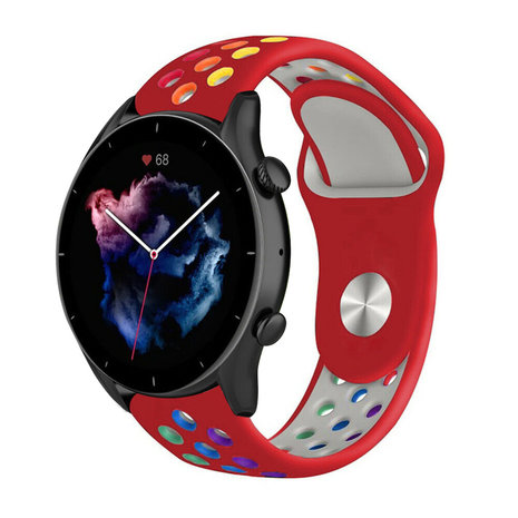 Strap-it Strap-it Bracelet sport Amazfit GTR 3 (Pro) (rouge coloré)