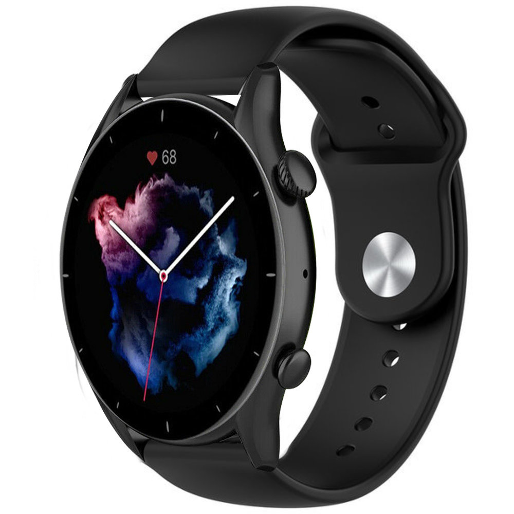 Strap-it Strap-it Bracelet sport Amazfit GTR 3 (Pro) (noir)