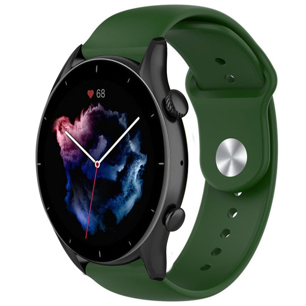 Strap-it Strap-it Bracelet sport Amazfit GTR 3 (Pro) (vert armée)