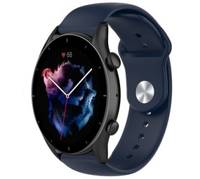 Strap-it Bracelet sport Amazfit GTR 3 (Pro) (bleu foncé)