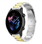 Strap-it Strap-it Bracelet acier Amazfit GTR 3 (Pro) (argent/or)