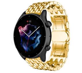 Strap-it Bracelet acier dragon Amazfit GTR 3 (Pro) (or)