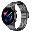 Strap-it Strap-it Bracelet acier inoxydable Amazfit GTR 3 (Pro) (noir)