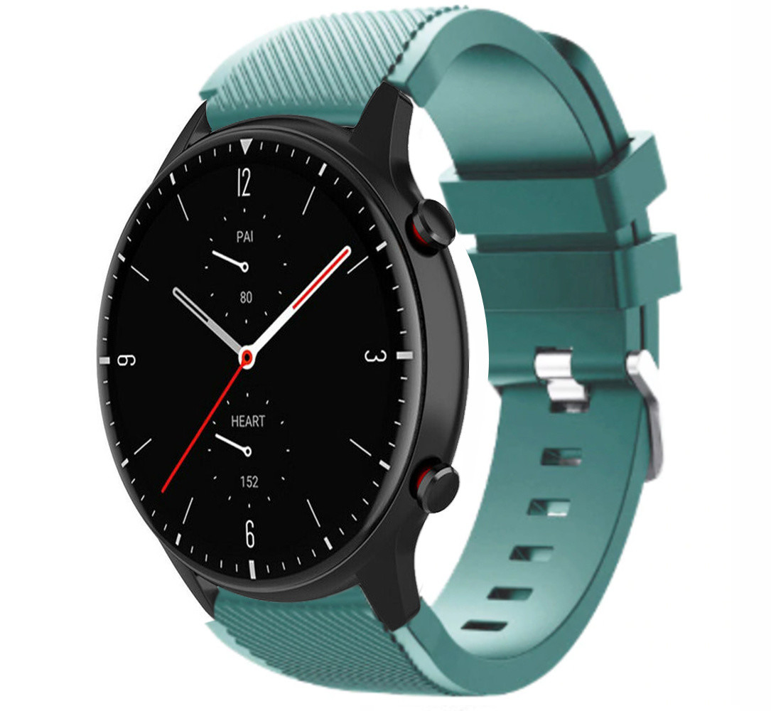 Strap-it Strap-it Bracelet silicone Amazfit GTR 2 (vert sapin)