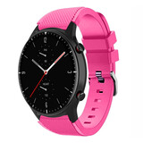 Strap-it Bracelet silicone Amazfit GTR 2 (rose vif)
