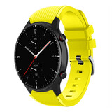 Strap-it Bracelet silicone Amazfit GTR 2 (jaune)