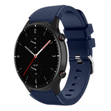 Strap-it Bracelet silicone Amazfit GTR 2 (bleu foncé)