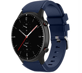 Strap-it Bracelet silicone Amazfit GTR 2 (bleu foncé)