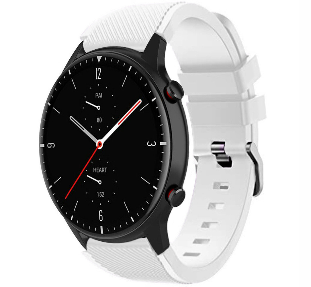 Strap-it Strap-it Bracelet silicone Amazfit GTR 2 (blanc)