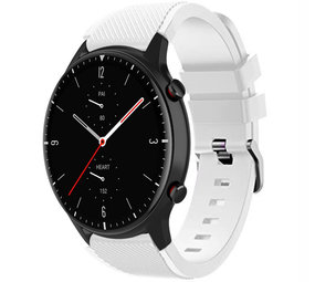 Strap-it Bracelet silicone Amazfit GTR 2 (blanc)
