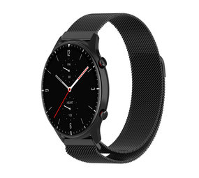 Strap-it Bracelet Milanais Amazfit GTR 2 (noir)