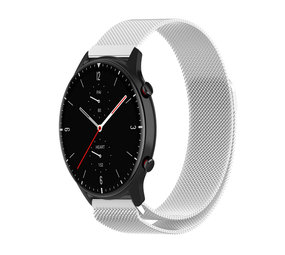 Strap-it Bracelet Milanais Amazfit GTR 2 (argent)