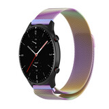 Strap-it Bracelet Milanais Amazfit GTR 2 (arc-en-ciel)