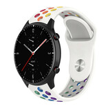 Strap-it Bracelet sport Amazfit GTR 2 (blanc colore)