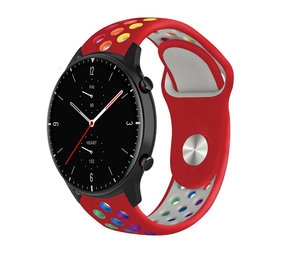 Strap-it Bracelet sport Amazfit GTR 2 (rouge coloré)