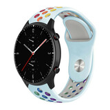 Strap-it Bracelet sport Amazfit GTR 2 (bleu clair coloré)