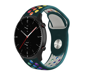 Strap-it Bracelet sport Amazfit GTR 2 (vert sapin coloré)