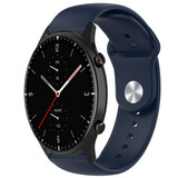 Strap-it Bracelet sport Amazfit GTR 2 (bleu foncé)