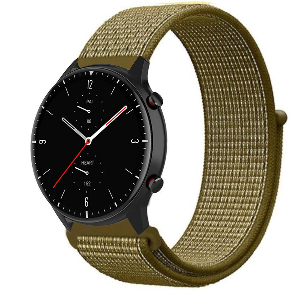 Strap-it Strap-it Bracelet nylon Amazfit GTR 2 (olive)