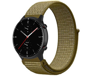 Strap-it Bracelet nylon Amazfit GTR 2 (olive)